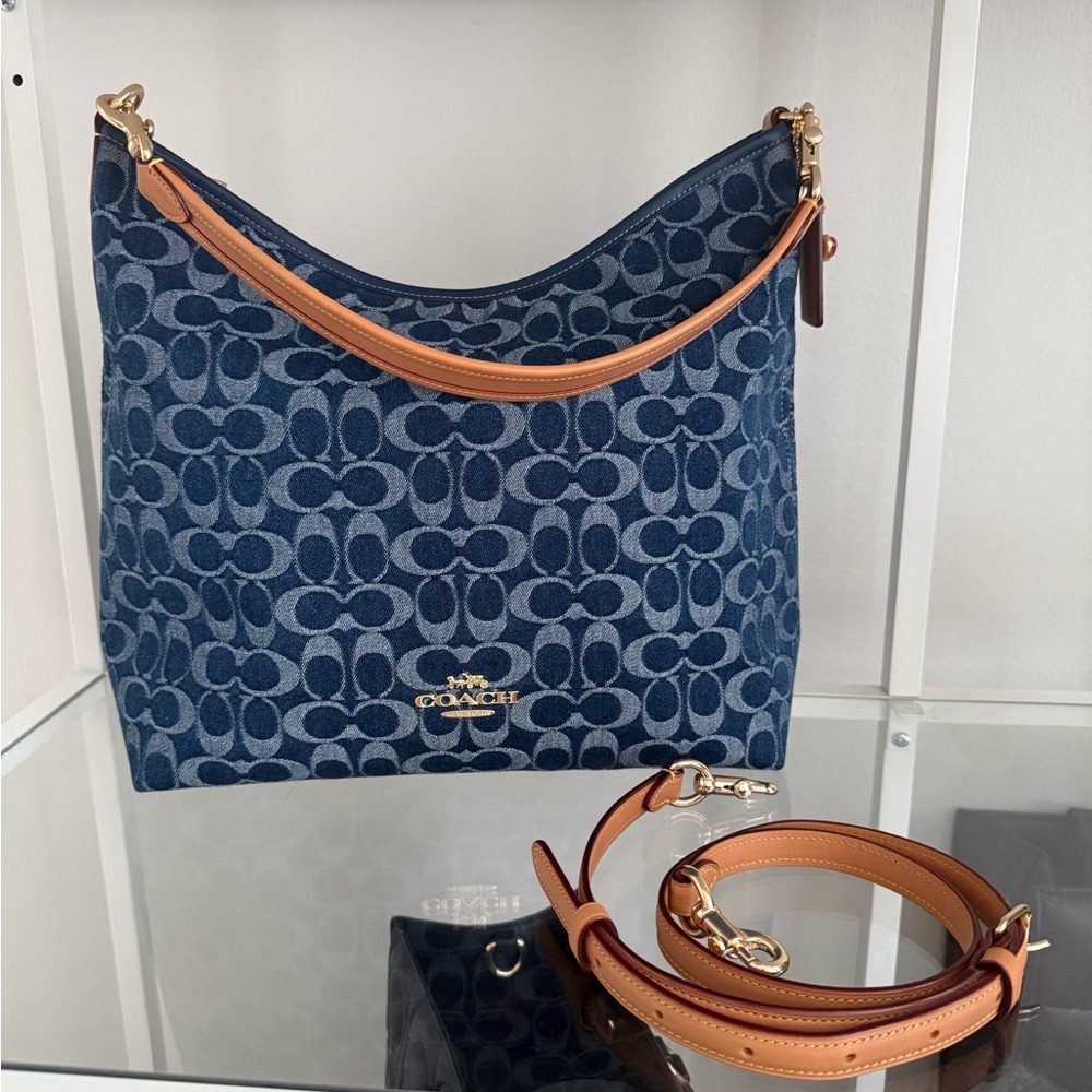 Coach Denim Laurel Large Bag